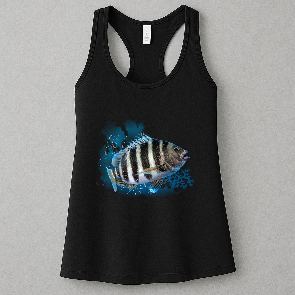 Sheepshead Womens Tank Top