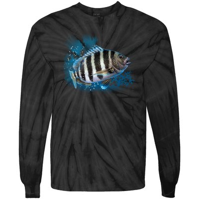 Sheepshead Tie-Dye Long Sleeve Shirt