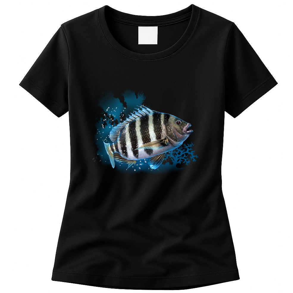 Sheepshead Womens T-Shirt