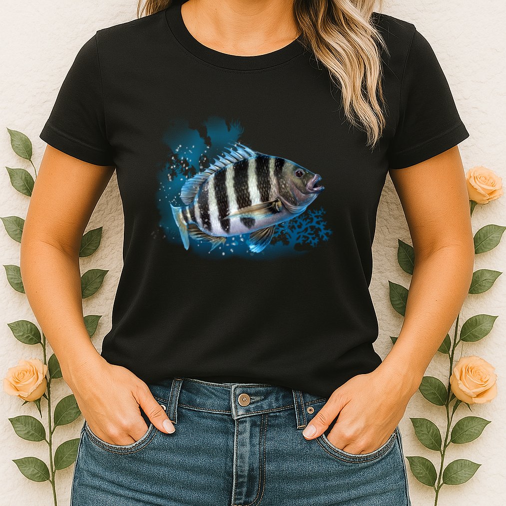 Sheepshead Womens T-Shirt