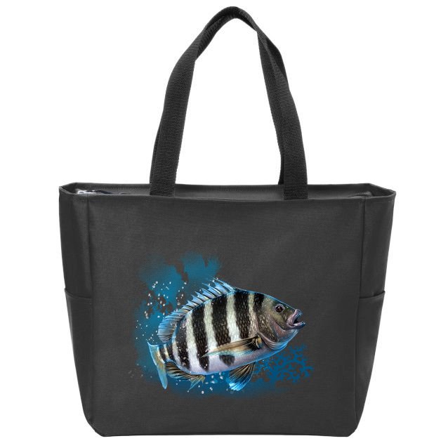 Sheepshead Zip Tote Bag