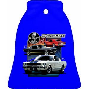 Shelby Ford Mustang Models Ceramic Bell Ornament