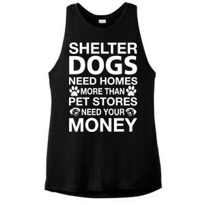 Shelter Dogs Need Homes Ladies PosiCharge Tri-Blend Wicking Tank