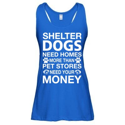 Shelter Dogs Need Homes Ladies Essential Flowy Tank