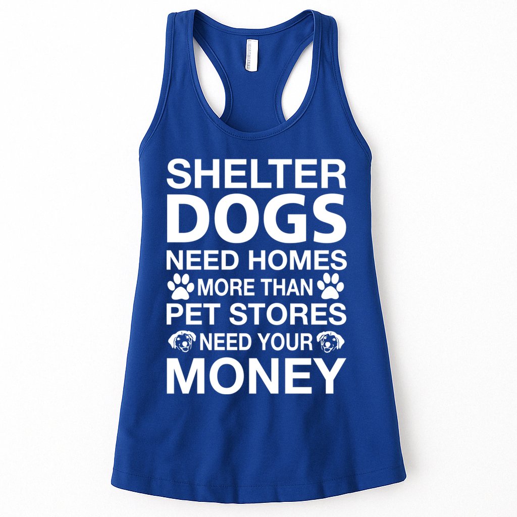 Shelter Dogs Need Homes Womens Tank Top