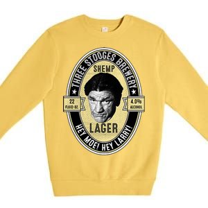 Shemp Lager Three Stooges Premium Crewneck Sweatshirt