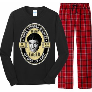 Shemp Lager Three Stooges Long Sleeve Pajama Set