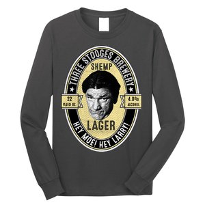 Shemp Lager Three Stooges Long Sleeve Shirt