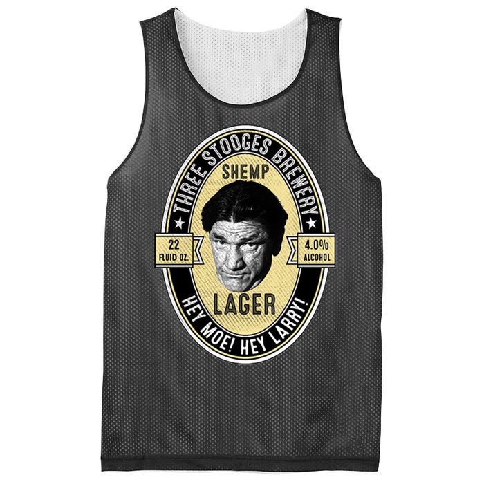 Shemp Lager Three Stooges Mesh Reversible Basketball Jersey Tank