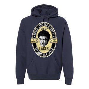 Shemp Lager Three Stooges Premium Hoodie