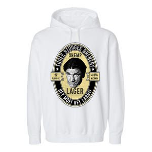 Shemp Lager Three Stooges Garment-Dyed Fleece Hoodie