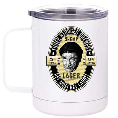 Shemp Lager Three Stooges 12 oz Stainless Steel Tumbler Cup