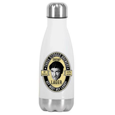 Shemp Lager Three Stooges Stainless Steel Insulated Water Bottle