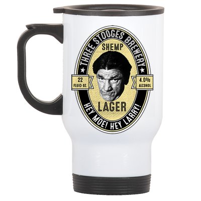 Shemp Lager Three Stooges Stainless Steel Travel Mug