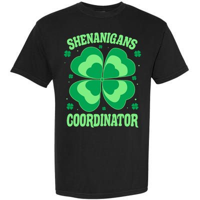 Shenanigan Coordinator Shamrock Clover Garment-Dyed Heavyweight T-Shirt