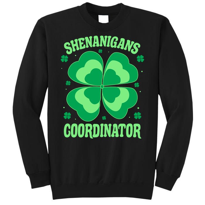 Shenanigan Coordinator Shamrock Clover Sweatshirt