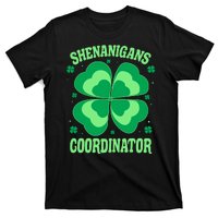 Shenanigan Coordinator Shamrock Clover T-Shirt