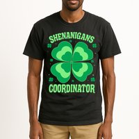 Shenanigan Coordinator Shamrock Clover Tall T-Shirt