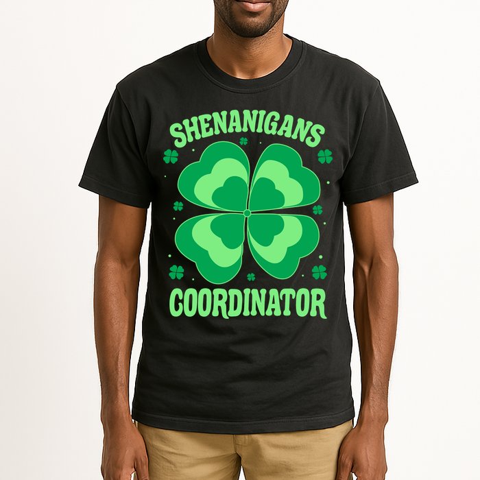 Shenanigan Coordinator Shamrock Clover Tall T-Shirt