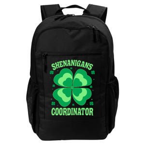 Shenanigan Coordinator Shamrock Clover Daily Commute Backpack