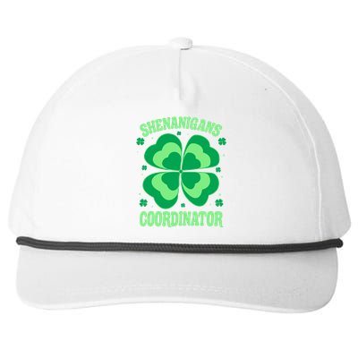 Shenanigan Coordinator Shamrock Clover Snapback Five-Panel Rope Hat