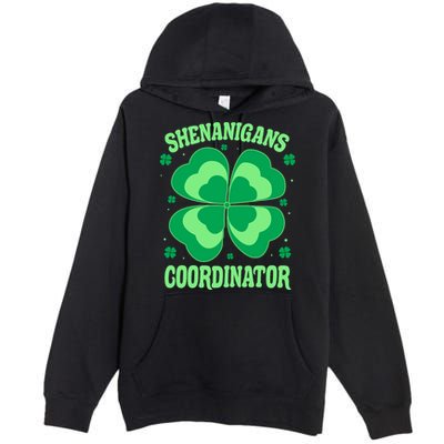 Shenanigan Coordinator Shamrock Clover Premium Pullover Hoodie
