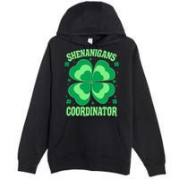 Shenanigan Coordinator Shamrock Clover Premium Pullover Hoodie