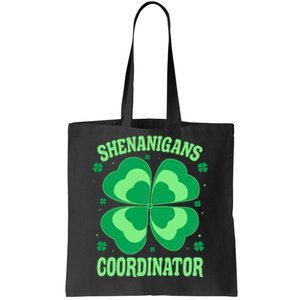 Shenanigan Coordinator Shamrock Clover Tote Bag