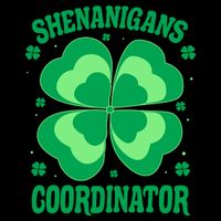 Shenanigan Coordinator Shamrock Clover 16oz Travel Tumbler