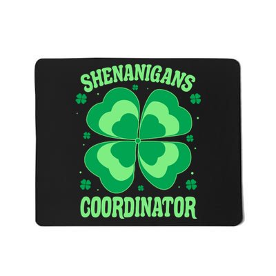 Shenanigan Coordinator Shamrock Clover Mousepad