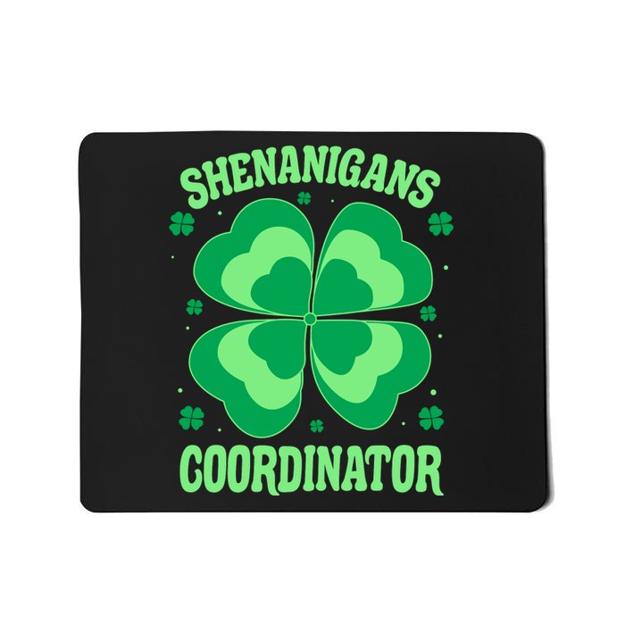 Shenanigan Coordinator Shamrock Clover Mousepad