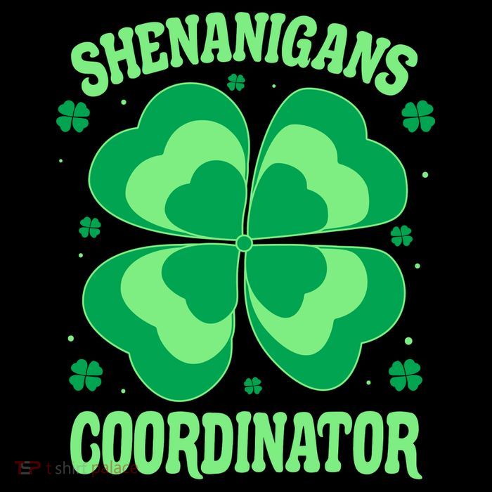 Shenanigan Coordinator Shamrock Clover Baby Bodysuit