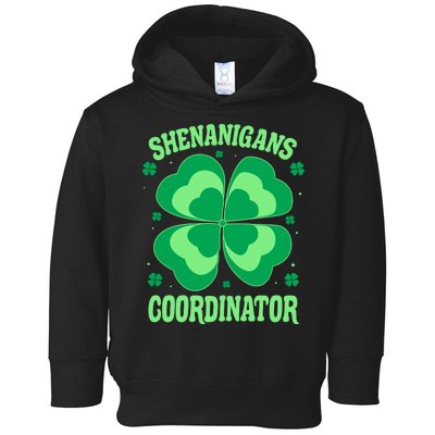 Shenanigan Coordinator Shamrock Clover Toddler Hoodie