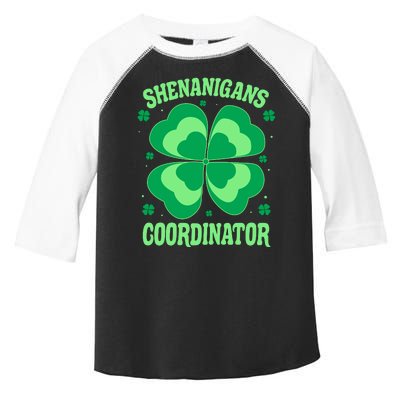 Shenanigan Coordinator Shamrock Clover Toddler Fine Jersey T-Shirt