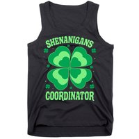 Shenanigan Coordinator Shamrock Clover Tank Top