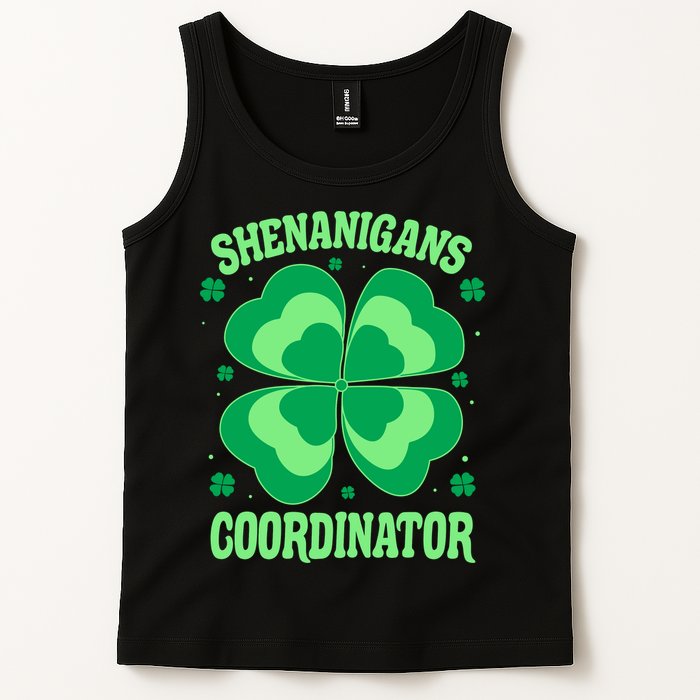 Shenanigan Coordinator Shamrock Clover Tank Top