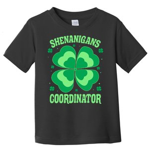 Shenanigan Coordinator Shamrock Clover Toddler T-Shirt