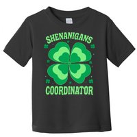 Shenanigan Coordinator Shamrock Clover Toddler T-Shirt