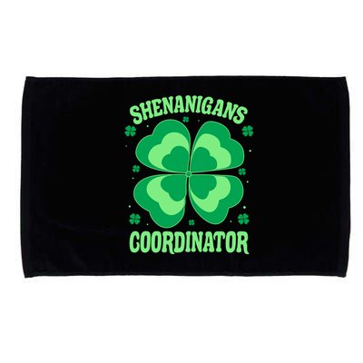 Shenanigan Coordinator Shamrock Clover Microfiber Hand Towel