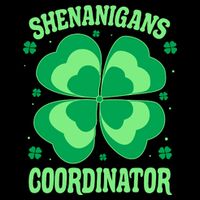 Shenanigan Coordinator Shamrock Clover Wool Snapback Cap