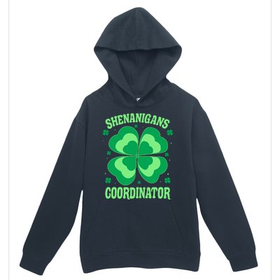 Shenanigan Coordinator Shamrock Clover Urban Pullover Hoodie