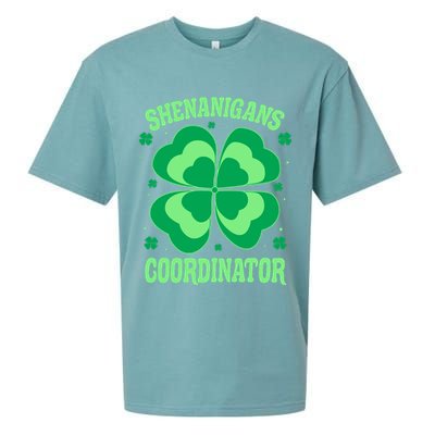Shenanigan Coordinator Shamrock Clover Sueded Cloud Jersey T-Shirt