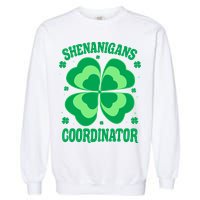 Shenanigan Coordinator Shamrock Clover Garment-Dyed Sweatshirt