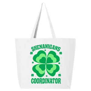 Shenanigan Coordinator Shamrock Clover 25L Jumbo Tote