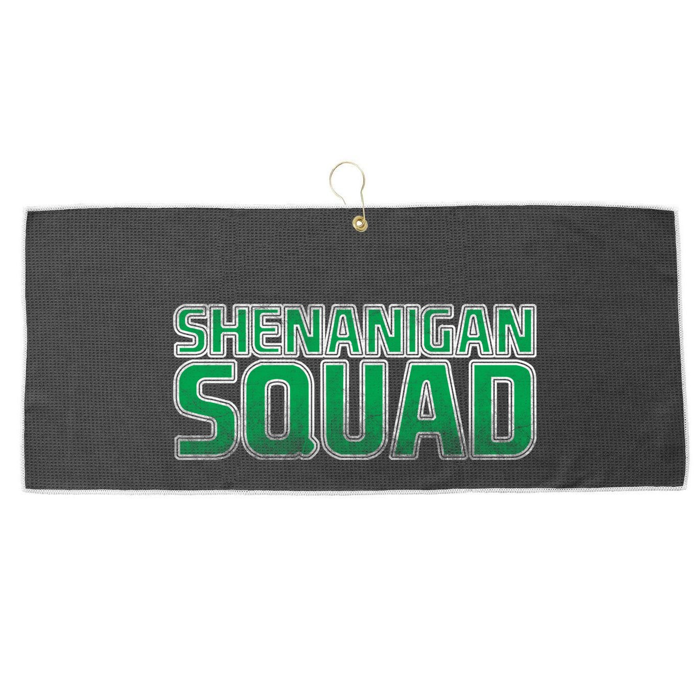 Shenanigan Squad Large Microfiber Waffle Golf Towel