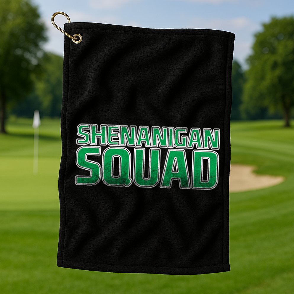 Shenanigan Squad Golf Towel