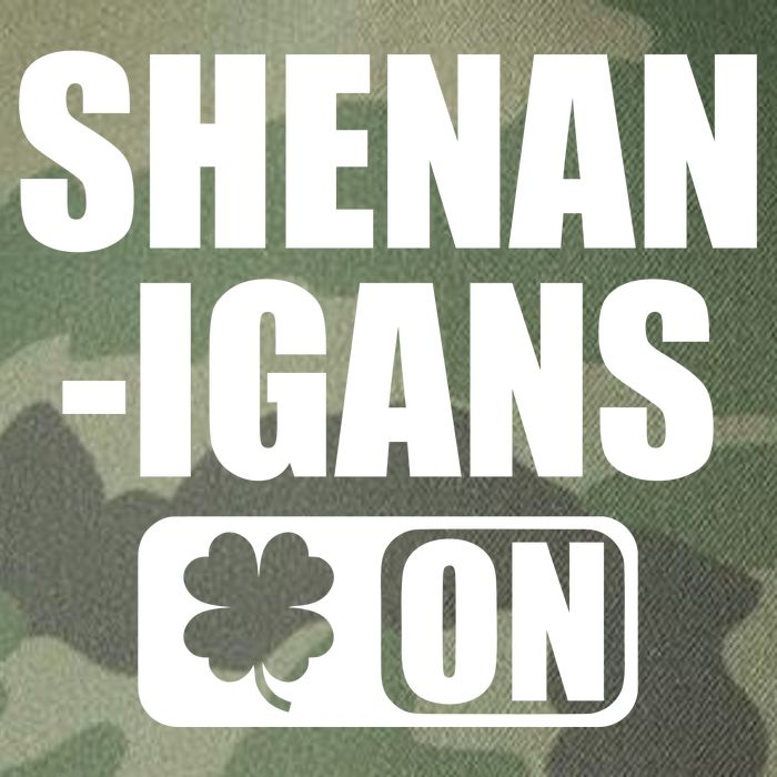 Shenanigans On Drink Mode St. Patrick's Day Clover Legacy Tie Dye Trucker Hat