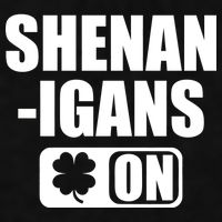 Shenanigans On Drink Mode St. Patrick's Day Clover Ladies PosiCharge Tri-Blend Wicking Tank