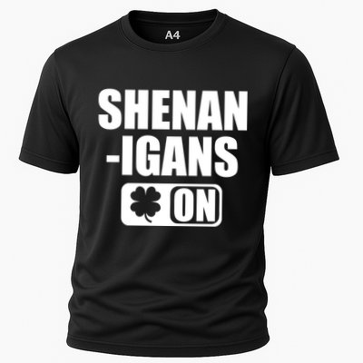 Shenanigans On Drink Mode St. Patrick's Day Clover Performance Shirt