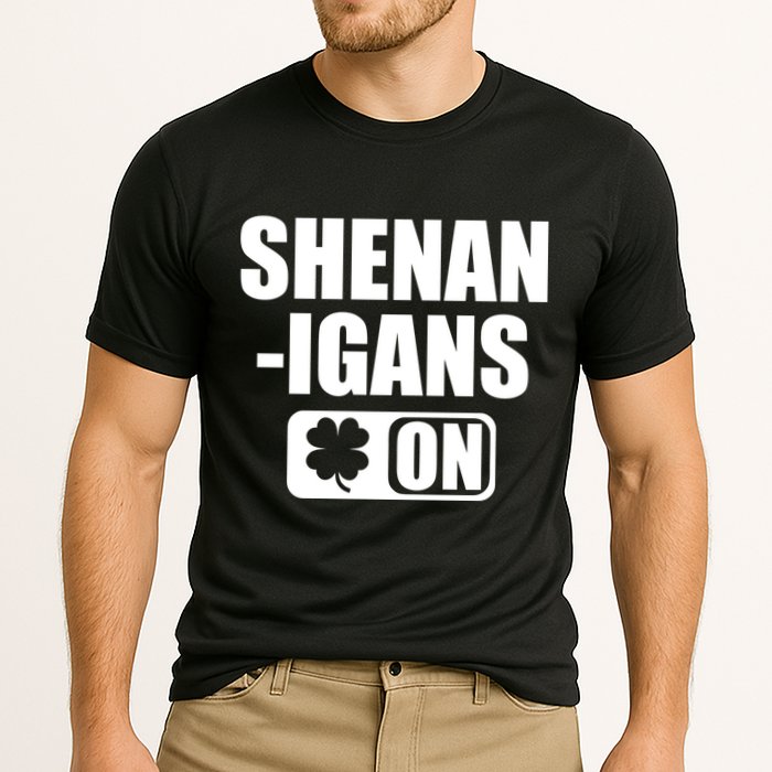 Shenanigans On Drink Mode St. Patrick's Day Clover Performance Shirt